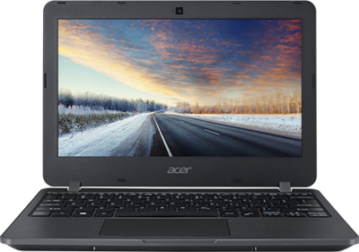 Acer Travelmate B11 (TMB117-M-P1WM) - 11.6" HD, Pentium QuadCore N3710, 4GB, 256GB SSD, Linux - Fekete Üzleti Laptop