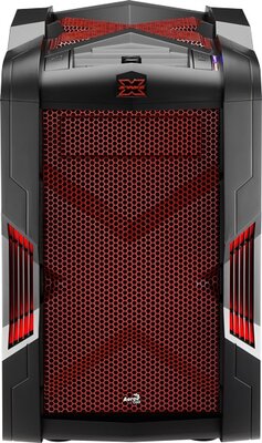 Aerocool Strike-X Cube Számítógépház - Fekete - Piros