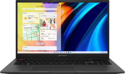 Asus VivoBook S15 OLED (M3502) - 15,6" 2.8K OLED, Ryzen 7-5800H, 24GB, 2TB SSD, Microsoft Windows 10 Professional - Lázadó fekete Laptop 3 év garanciával (verzió)