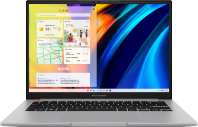 Asus VivoBook S 15 OLED (M3502QA) - 15.6" 2,8K OLED 120Hz, Ryzen 7-5800H, 16GB, 512GB SSD, DOS - Szürke Laptop 3 év garanciával