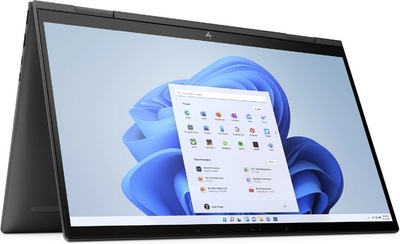 HP Envy x360 15 - 15,6" FullHD OLED Touch, Core i5-1240P, 32GB, 1TB SSD, Microsoft Windows 11 Home és Office 365 előfizetés - Fekete Laptop 3 év garanciával (verzió)