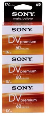 Sony DVM Premium Mini DV 60min Videokazetta 5db