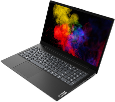 Lenovo V15 (G2) - 15.6" FullHD, Celeron-N4500, 8GB, 256GB SSD, Microsoft Windows 11 Home - Fekete Üzleti Laptop 2 év garanciával