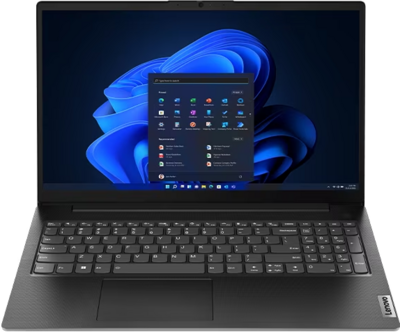 Lenovo V15 (G4) - 15.6" FullHD, Ryzen 5-7520U, 16GB, 2TB SSD, Microsoft Windows 11 Professional - Fekete Üzleti Laptop 3 év garanciával (verzió)