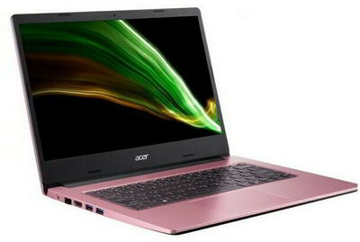 Acer Aspire 1 (A114-33-C34T) - 14.0" FullHD, Celeron N4500, 8GB, 128GB eMMC+240GB SSD, Microsoft Windows 11 Home és Office 365 előfizetés - Rózsaszin Laptop (verzió)
