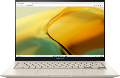 Asus ZenBook 14X OLED (UX3404VA) - 14,5" 2.8K OLED 120Hz, Core i9-13900H, 16GB, 1TB SSD, Microsoft Windows 11 Home - Homkkő Bézs Ultrabook 3 év garanciával