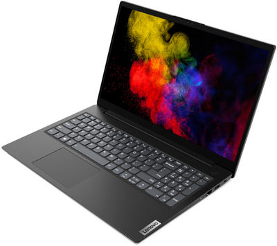 Lenovo V15 (G2) - 15.6" FullHD, Celeron-N4500, 8GB, 256GB SSD, DOS - Fekete Üzleti Laptop 2 év garanciával