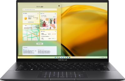 Asus ZenBook 14 OLED (UM3402YA) - 14" 2.8K OLED, Ryzen 5-7530U, 16GB, 1TB SSD, Microsoft Windows 11 Home - Jáde fekete Ultrabook 3 év garanciával
