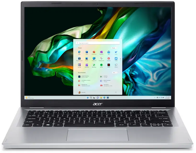 Acer Aspire 3 (A314-42P-R6EQ) - 14" WUXGA IPS, Ryzen 5-7500U, 8GB, 512GB SSD, DOS - Ezüst Laptop 3 év garanciával
