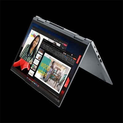 Lenovo ThinkPad X1 Yoga (Gen 8) 2in1 - 14.0" WQUXGA OLED Touch, Core i5-1335U, 16GB, 512GB SSD, Microsoft Windows 11 Professional - Viharszürke Átalakítható Üzleti Laptop 3 év garanciával