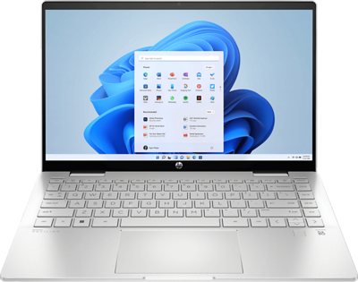 HP Pavilion x360 2in1 - 14" FullHD IPS Touch, Core i3-1315U, 8GB, 512GB SSD, Microsoft Windows 11 Home - Ezüst Átalakítható Laptop 3 év garanciával