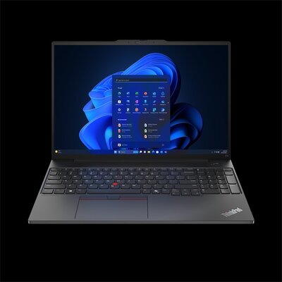 Lenovo Thinkpad E16 (Gen2) - 16" WUXGA IPS, AMD Ryzen 7 7735HS, 16GB, 512GB SSD, DOS - Fekete Üzleti Laptop 3 év garanciával