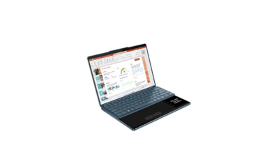 Lenovo Yoga Book 9 - 13,3" 2.8K OLED Touch + 13,3" 2.8K OLED Touch, Core Ultra 7 155U, 32GB, 1TB SSD, Microsoft Windows 11 Professional - Zöldes kék dagály Átalakítható Laptop 3 év garanciával
