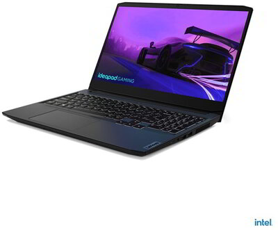 Lenovo Ideapad Gaming 3 - 15.6" FullHD IPS 120Hz, AMD Ryzen 5-5500H, 16GB, 512GB SSD, nVidia GeForce RTX 2050 4GB, DOS - Fekete Gamer Laptop 3 év garanciával