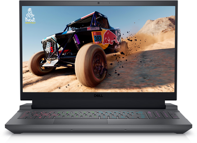 Dell G15 Gaming Laptop (5530) - 15.6" FullHD IPS-Level, Core i5-13450HX, 16GB, 512GB SSD, nVidia GeForce RTX 4050 6GB, DOS - Sötétszürke Gamer Laptop 3 év garanciával