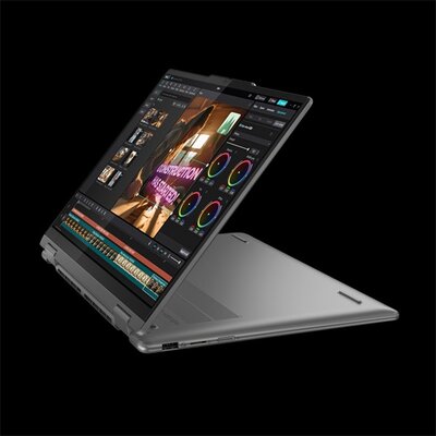 Lenovo Yoga 7 - 14" WUXGA IPS Touch 60Hz, Core Ultra i7-155U, 16GB, 1TB SSD, Microsoft Windows 11 Home - Viharszürke Átalakítható Laptop 3 év garanciával