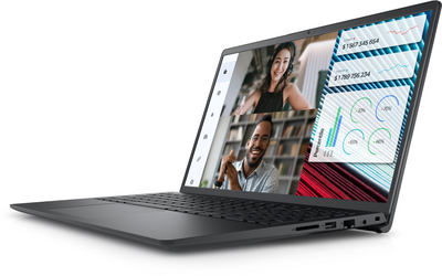 Dell Vostro 15 (3520) - 15,6" FullHD, Core i5-1235U, 16GB, 1TB SSD, Microsoft Windows 11 Home és Office 365 előfizetés - Sötét szürke Üzleti Laptop 3 év garanciával (verzió)