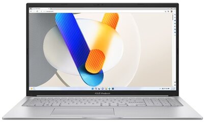 Asus VivoBook 17 ( X1704ZA) - 17,3" FullHD, Core i3-1315U, 8GB, 512GB SSD, DOS - Ezüst Laptop