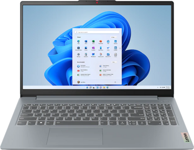 Lenovo IdeaPad Slim 3 - 15.6" FullHD, Core i5-12450H, 16GB, 1TB SSD, DOS - Sarkvidéki szürke Laptop 3 év garanciával