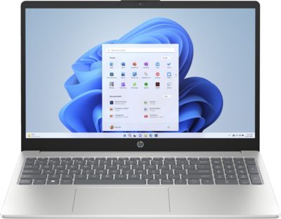 HP 15 - 15.6" FullHD, Core i5-1334U, 16GB, 512GB SSD, DOS - Ezüst Laptop 3 év garanciával