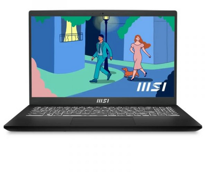 MSI Modern 15 B7M - 15,6" FullHD, Ryzen 5-7530U, 8GB, 256GB SSD, Microsoft Windows 11 Home - Fekete Laptop 3 év garanciával