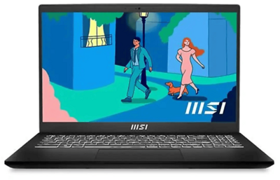 MSI Modern 15 B13M - 15,6" FullHD, Core i5-1335U, 16GB, 512GB SSD, Microsoft Windows 11 Home - Fekete Laptop 3 év garanciával