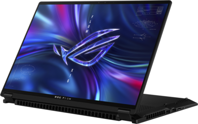 Asus ROG Flow X16 (GV601VI) - 16" WQXGA IPS-Level Touch 240Hz, Core i9-13900H, 32GB, 1TB SSD, nVidia GeForce RTX 4070 8GB, Microsoft Windows 11 Home - Fekete Gamer Laptop 3 év garanciával