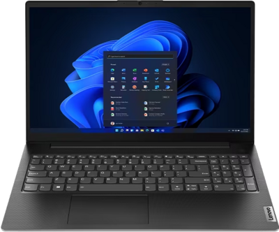 Lenovo V15 (G4) - 15.6" FullHD, Core i7-1355U, 24GB, 512GB SSD, Microsoft Windows 11 Home - Fekete Üzleti Laptop 3 év garanciával (verzió)