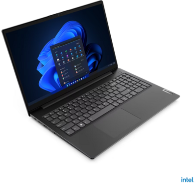 Lenovo V15 (G4) - 15.6" FullHD, Core i7-1355U, 16GB, 1TB SSD, Microsoft Windows 11 Home - Fekete Üzleti Laptop 3 év garanciával (verzió)