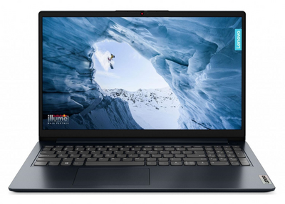 Lenovo IdeaPad 1 - 15.6" FullHD, Ryzen 7-5700U, 24GB, 512GB SSD, Microsoft Windows 11 Home S - Örvénykék Laptop (verzió)