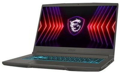 MSI GF63 Thin B12VE 9S7-16R831-146924 - 15,6" FullHD, Core i5-12450H, 24GB, 512GB SSD, nVidia GeForce RTX 4050 6GB, DOS - Fekete Gamer Laptop