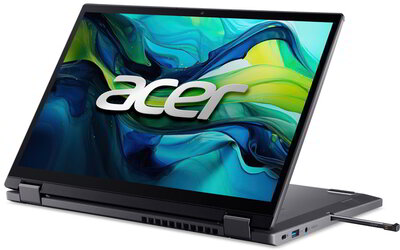 Acer Spin 5 2in1 (ASP14-51MTN-53RK) - 14.0" WUXGA, Touch, Core 5-120U, 16GB, 1TB SSD, Microsoft Windows 11 Home - Acél Szürke Átalakítható Laptop