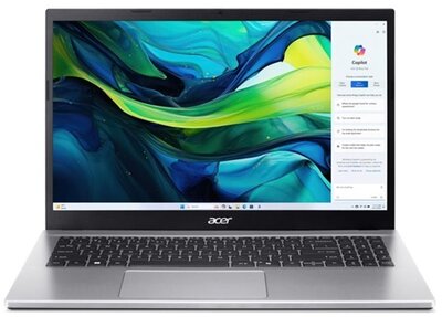 Acer Aspire GO ( AG15-42P-R551) - 15.6" WUXGA, AMD Ryzen 5 5625U,8GB, 512GB SSD, DOS - Ezüst Laptop 3 év garanciával