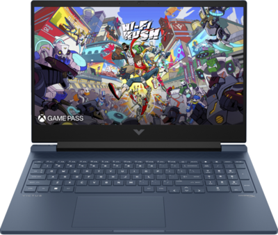 HP Victus 16 AY7N1EA- 16,1" FullHD, Core i5-14500HX, 16GB, 1TB SSD, nVidia GeForce RTX 4060 8GB, DOS - Kék Gamer Laptop 3 év garanciával