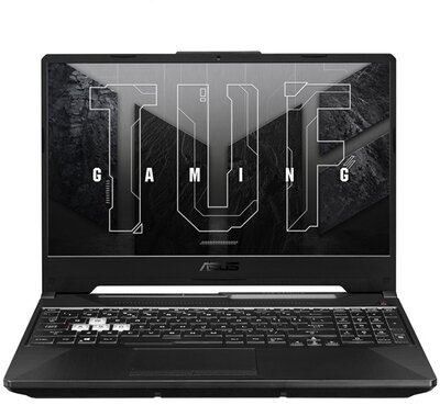 Asus TUF Gaming A15 FA506NC-HN006 - 15.6" FullHD, Ryzen 5-7535HS, 8GB, 512GB SSD, nVidia GeForce RTX 3050 4GB, DOS - Grafit fekete Gamer Laptop 3 év garanciával