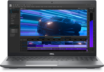 Dell Precision M3591-2 - 15,6" FullHD, Core Ultra 7-155H, 16GB, 512GB SSD, nVidia RTX 1000 4GB, Microsoft Windows 11 Professional - Titánszürke Laptop 3 év garanciával