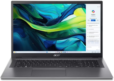 Acer Aspire Go 17 NX.J4LEU.001 - 17,3" FullHD, Intel Core 3-N355, 8GB, 128GB UFS, Microsoft Windows 11 Home S - Acélszürke Laptop 3 év garanciával
