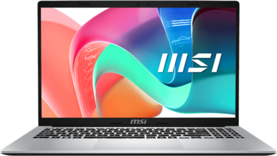 MSI Modern 15 F13M 9S7-15S122-415- 15,6" FullHD, Core i5-1335U, 16GB, 512GB SSD, DOS - Ezüst Laptop 3 év garanciával