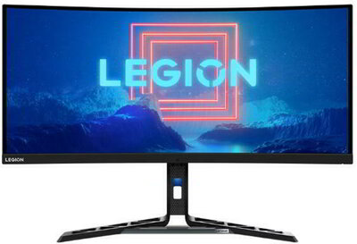 Lenovo Legion y34wz-30 Monitor (67B0UAC1EU) - 34" QHD ( 3440x1440),21:9, 3000:1, 720cd/m2, 1ms, 2xHDMI, DisplayPort, VESA 3 év garancia, Fekete színben