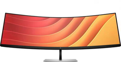 HP E45c G5 DQHD ívelt monitor (6N4C1E9) - 44.5" WLED 5120x1440 ,32:9, 1500:1, 400cd/m2, 1ms, HDMI,VGA, VESA USB-C konferenciamonitor 1 év garancia, Fekete színben