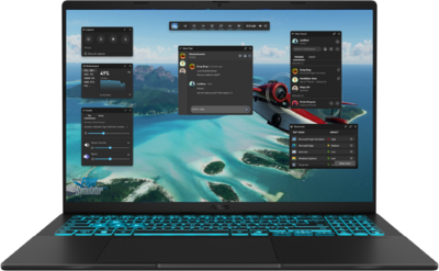Asus V16 V3607VM-RP023 - 16" WUXGA, Core 7-240H, 32GB, 1TB SSD, nVidia GeForce RTX5060 8GB, DOS - Fekete Gamer Laptop 3 év garanciával