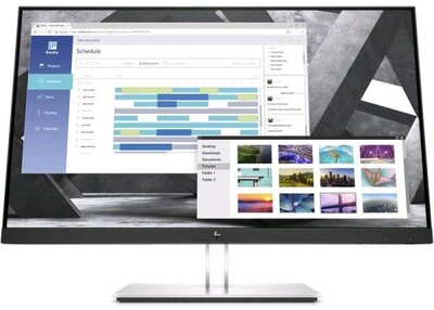 HP 27" E27Q G4 Monitor (9VG82AA) - 27" WLED 2560x1440 ,16:9, 1000:1, 350cd/m2, 5ms, HDMI,DP, VESA USB-C, 3 év garancia, Ezüst színben