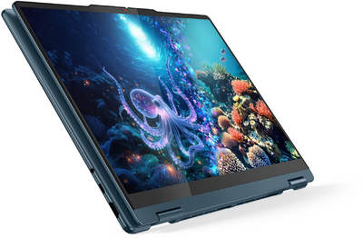 Lenovo Yoga 7 2 in 1 83JR002MHV - 14" 2.8K Touch, Ryzen AI 7-350, 24GB, 1TB SSD, Microsoft Windows 11 Home - Zöldeskék Átalakítható Laptop 3 év garanciával