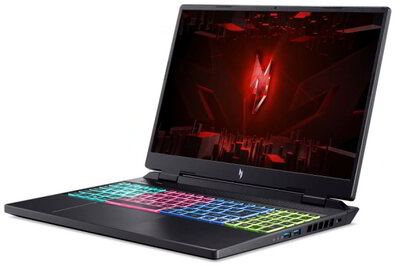 Acer Nitro (AN16-51-7712) 16" WUXGA 165Hz, Core i7-13620H, 24GB, 2TB SSD, nVidia GeForce RTX 4050 6GB, Microsoft Windows 11 Home és Office 365 előfizetés - Fekete Gamer Laptop 3 év garanciával (verzió)