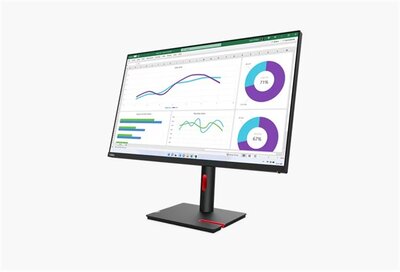 Lenovo ThinkVision T32H-30 Monitor (63D3GAT1EU) - 31"5 FHD, 1000:1, 300cd/m2, 4ms, HDMI, DisplayPort, VESA, 3 év garancia, Fekete színben