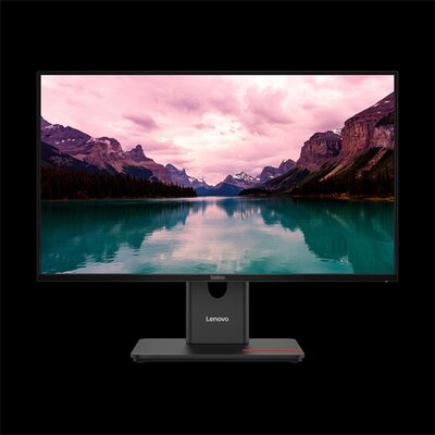 Lenovo ThinkVision T24-40 Monitor (64A4MATXEU) - 23,8" 1920X1080,16:9, 1500:1, 250cd/m, 4ms, HDMI,usb-c DP,VGA, VESA, 3 év garancia, Fekete színben