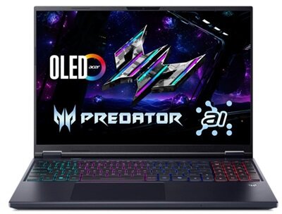 Acer Predator Helios Neo PHN16-73-98D4 - 16" WQXGA, Core Ultra 9-275HX, 32GB, 1TB SSD, nVidia GeForce RTX 5070TI 12GB, DOS - Fekete Gamer Laptop 3 év garanciával