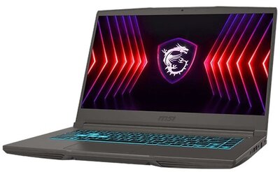 MSI Thin 15 B12UC 9S7-16R831-1460WP - 15,6" FullHD, Core i5-12450H, 16GB, 512GB SSD, nVidia GeForce RTX 3050 4GB, Microsoft Windows 11 Professional - Fekete Gamer Laptop