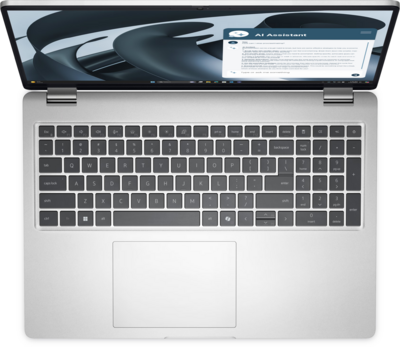 Dell Pro 16 BTO008PC16250EMEAUBU - 16" FullHD+, Core 5-120U, 16GB, 256GB SSD, DOS - Ezüst Üzleti Laptop 3 év garanciával