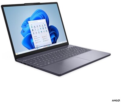 LENOVO IdeaPad Slim 3 - 83K7007BHV - 15.3" WUXGA, AMD Ryzen 5 7533HS, 24GB, 1TB SSD, DOS - Sarkvidéki szürke Laptop 3 év garanciával